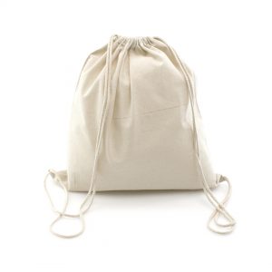 Drawstring Backpack In 100% Cotton Fabric