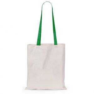 Bag In 100% Cotton Material In Combination Green