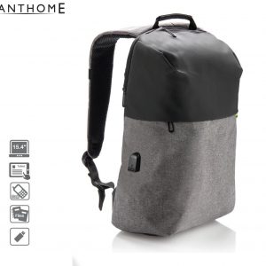 Santhome Fashnove Smart USB Backpack Grey