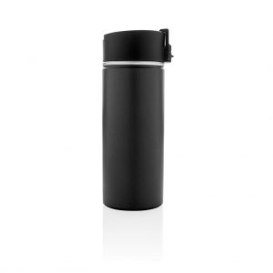 BOGOTA - Vacuum Coffee Mug With Ceramic Coating - Black