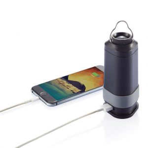 Draussen 4 in 1 outdoor power bank 6000 mAh, outdoor torch, camping light and camping torch.