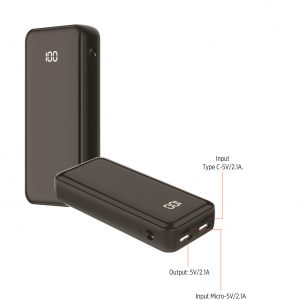 PICTON - 10000mAh Power Bank With LCD Display