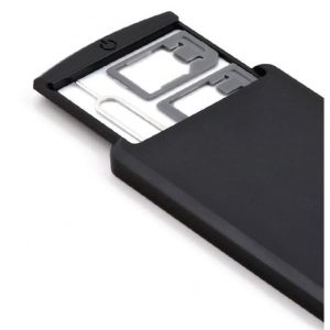 Simbal sim card holder with adapters and ejector pin