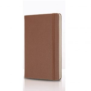 Genuine Leather Notebook - Sienna Brown