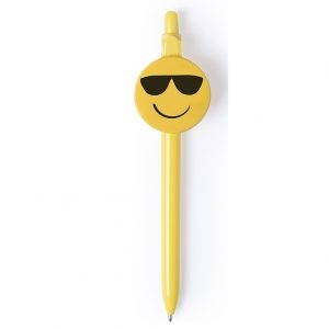 Ball Pen With Fun Emoji Designs - Sunglass